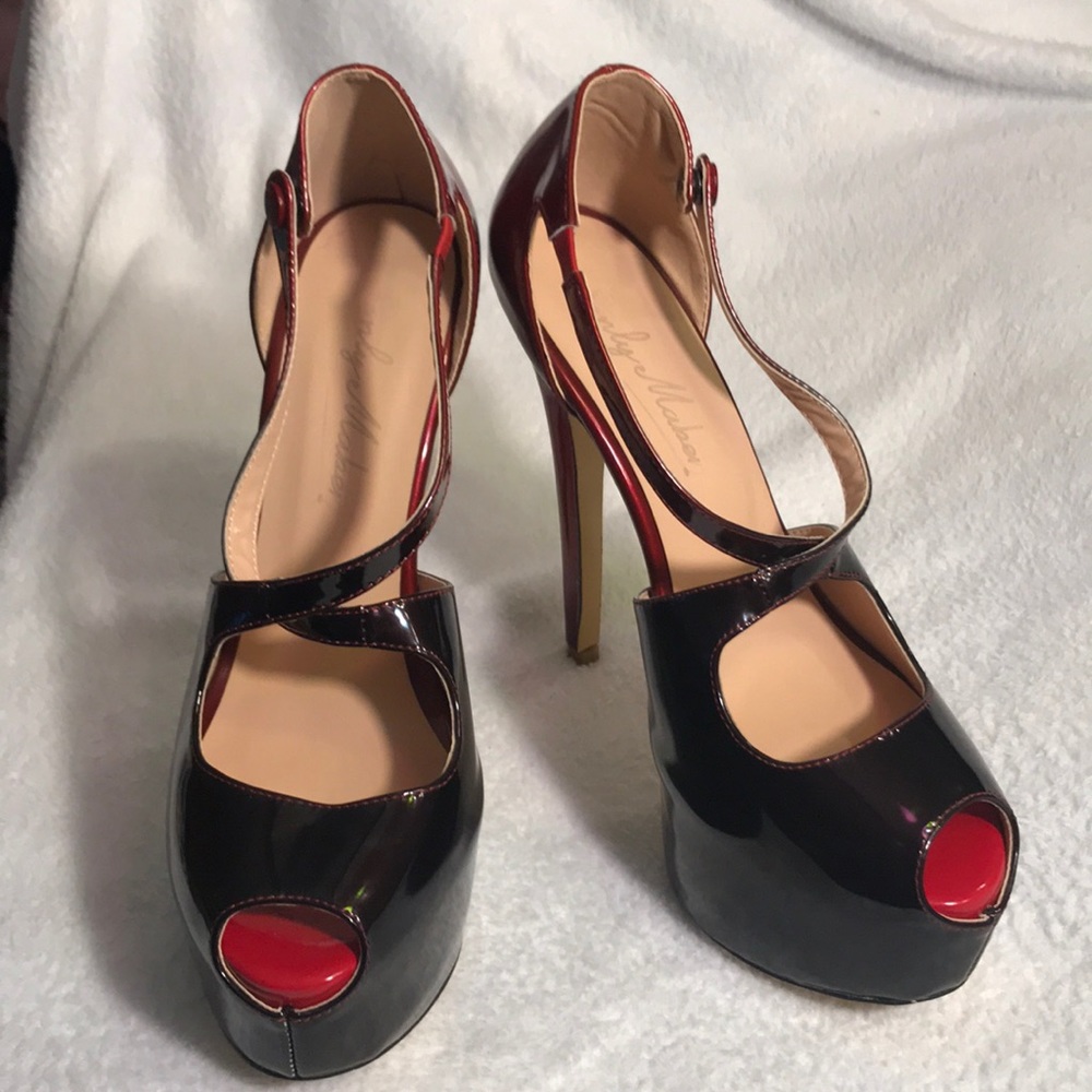 Ombré stiletto high heels size 9